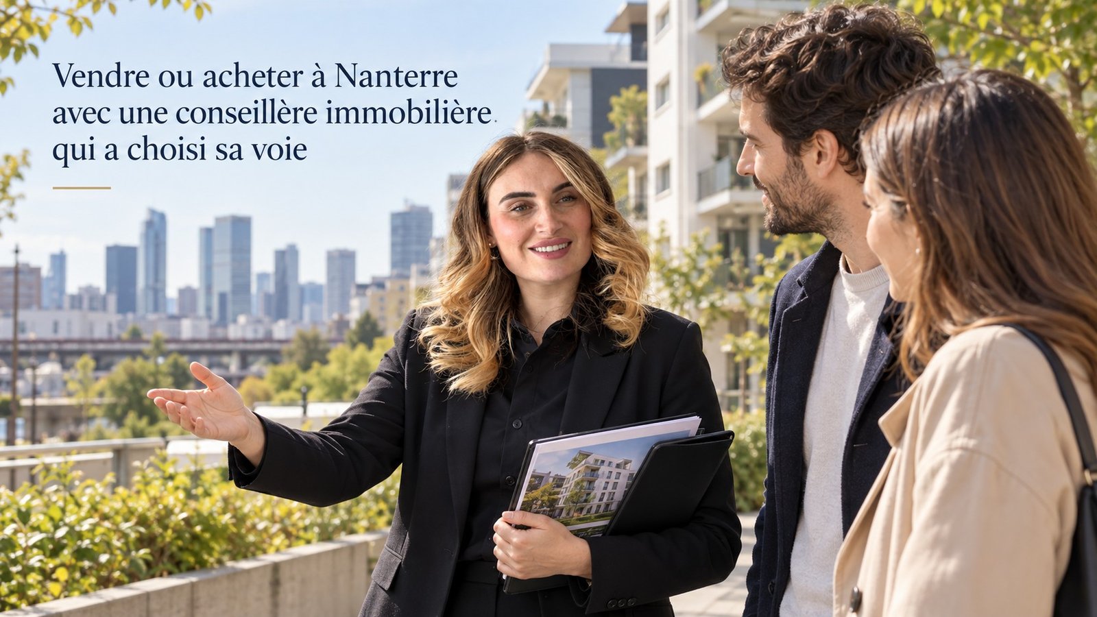 Océane Vincent, conseillère immobilière à Nanterre